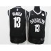 Men's Nike Brooklyn Nets #13 James Harden Authentic Black Basketball Stitched Jersey