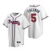 Men's Nike Atlanta Braves #5 Freddie Freeman White Home Stitched Baseball Jersey