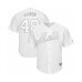 Men's New York Mets #48 Jacob deGrom deGrom Authentic White 2019 Players Weekend Baseball Jersey