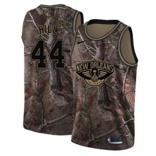 Men's Nike New Orleans Pelicans #44 Solomon Hill Swingman Camo Realtree Collection NBA Jersey