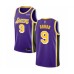 Men's Los Angeles Lakers #9 Rajon Rondo Authentic Purple Basketball Jersey - Statement Edition