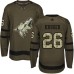 Men Adidas Arizona Coyotes #26 Marcus Kruger Authentic Green Salute to Service NHL Jersey