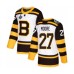 Men Boston Bruins #27 John Moore Authentic White Winter Classic 2019 Stanley Cup Final Bound Hockey Jersey