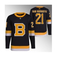 Men Boston Bruins #21 James van Riemsdyk Black Home Breakaway Stitched Jersey