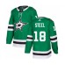 Men Dallas Stars #18 Sam Steel Green Stitched Jersey