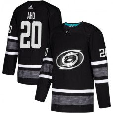 Men Adidas Carolina Hurricanes #20 Sebastian Aho Black 2019 All-Star Game Parley Authentic Stitched NHL Jersey