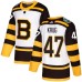 Men Adidas Boston Bruins #47 Torey Krug Authentic White 2019 Winter Classic NHL Jersey