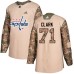 Men Adidas Washington Capitals #71 Kody Clark Authentic Camo Veterans Day Practice NHL Jersey