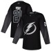 Men Tampa Bay Lightning #21 Brayden Point adidas Alternate Authentic Player Jersey Black