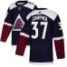 Men Adidas Colorado Avalanche #37 J.T. Compher Authentic Navy Blue Alternate NHL Jersey