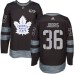 Men Adidas Toronto Maple Leafs #36 Josh Jooris Authentic Black 1917-2017 100th Anniversary NHL Jersey