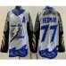 Men Tampa Bay Lightning #77 Victor Hedman White 2022 Reverse Retro Authentic Stitched Jersey