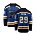 Men St. Louis Blues #29 Vince Dunn Fanatics Branded Royal Blue Home Breakaway 2019 Stanley Cup Champions Hockey Jersey