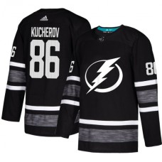 Men Adidas Tampa Bay Lightning #86 Nikita Kucherov Black 2019 All-Star Game Parley Authentic Stitched NHL Jersey