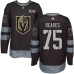 Men Adidas Vegas Golden Knights #75 Ryan Reaves Authentic Black 1917-2017 100th Anniversary NHL Jersey