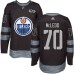 Men Adidas Edmonton Oilers #70 Ryan McLeod Authentic Black 1917-2017 100th Anniversary NHL Jersey