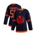 Men Edmonton Oilers #56 Kailer Yamamoto Authentic Navy Blue Alternate Hockey Stitched Jersey