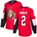 Men Adidas Ottawa Senators #2 Dylan DeMelo Premier Red Home NHL Jersey