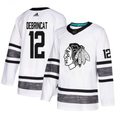 Men Adidas Chicago Blackhawks #12 Alex DeBrincat White 2019 All-Star Game Parley Authentic Stitched NHL Jersey