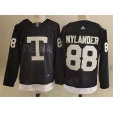 Men Toronto Maple Leafs 88 William Nylander Navy 2022 NHL Heritage Classic Adidas Stitched Jersey