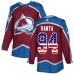 Men Adidas Colorado Avalanche #94 Sampo Ranta Authentic Burgundy Red USA Flag Fashion NHL Jersey