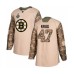 Men Boston Bruins #47 Torey Krug Authentic Camo Veterans Day Practice 2019 Stanley Cup Final Bound Hockey Jersey