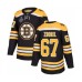 Men Boston Bruins #67 Jakub Zboril Authentic Black Home 2019 Stanley Cup Final Bound Hockey Jersey