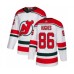 Men New Stitched Jersey Devils #86 Jack Hughes Authentic White Alternate Hockey Stitched Jersey