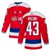 Men Adidas Washington Capitals #43 Tom Wilson Authentic Red Alternate NHL Jersey