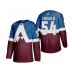 Men Colorado Avalanche #54 Anton Lindholm Authentic Burgundy Blue 2020 Stadium Series Hockey Stitched Jersey