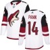 Men Adidas Arizona Coyotes #14 Richard Panik Authentic White Away NHL Jersey