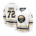 Men Buffalo Sabres #72 Tage Thompson Fanatics Branded White 50th Season Breakaway Hockey Stitched Jersey