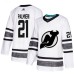 Men Adidas New Jersey Devils #21 Kyle Palmieri White 2019 All-Star Game Parley Authentic Stitched NHL Jersey