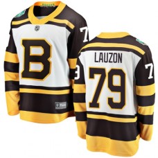 Men Boston Bruins #79 Jeremy Lauzon White 2019 Winter Classic Fanatics Branded Breakaway NHL Jersey