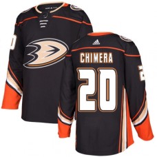 Men Adidas Anaheim Ducks #20 Jason Chimera Authentic Black Home NHL Jersey