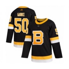 Men Boston Bruins #50 Brendan Gaunce Premier Black Alternate Hockey Stitched Jersey