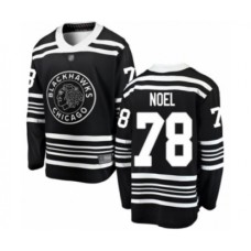 Men Chicago Blackhawks #78 Nathan Noel Black Alternate Fanatics Branded Breakaway Hockey Stitched Jersey