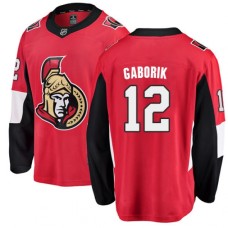 Men Ottawa Senators #12 Marian Gaborik Fanatics Branded Red Home Breakaway NHL Jersey