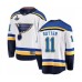 Men St. Louis Blues #11 Brian Sutter Fanatics Branded White Away Breakaway 2019 Stanley Cup Champions Hockey Jersey