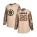 Men Boston Bruins #26 Par Lindholm Authentic Camo Veterans Day Practice Hockey Stitched Jersey