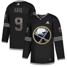 Men Adidas Buffalo Sabres #9 Evander Kane Black Authentic Classic Stitched NHL Jerseyey