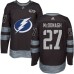 Men Adidas Tampa Bay Lightning #27 Ryan McDonagh Authentic Black 1917-2017 100th Anniversary NHL Jersey