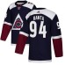 Men Adidas Colorado Avalanche #94 Sampo Ranta Authentic Navy Blue Alternate NHL Jersey