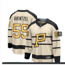 Men Pittsburgh Penguins #59 Jake Guentzel Fanatics Branded 2023 Winter Classic Player Stitched Jersey