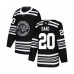 Men Chicago Blackhawks #20 Brandon Saad Authentic Black Alternate Hockey Stitched Jersey