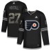 Men Adidas Philadelphia Flyers #27 Ron Hextall Black Authentic Classic Stitched NHL Jersey