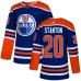 Men Adidas Edmonton Oilers #20 Ryan Stanton Premier Royal Blue Alternate NHL Jersey