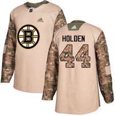 Men Adidas Boston Bruins #44 Nick Holden Authentic Camo Veterans Day Practice NHL Jersey