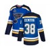 Men St. Louis Blues #38 Pavol Demitra Authentic Royal Blue Home 2019 Stanley Cup Champions Hockey Jersey