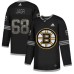 Men Adidas Boston Bruins #68 Jaromir Jagr Black Authentic Classic Stitched NHL Jersey